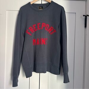 LL Bean x Todd Snyder Grey Sweatshirt, Large